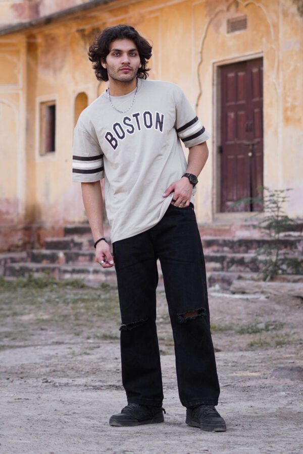 Batch Boston Cotton Oversized Back Print T-shirt