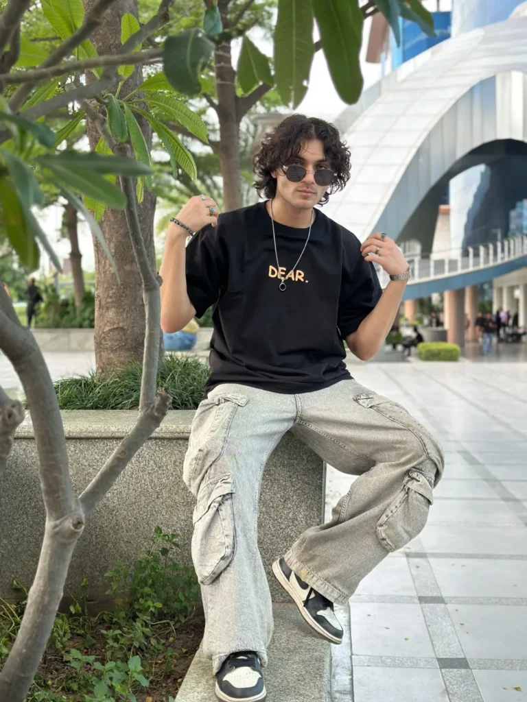 Dear Printed Oversized T shirt for Men Cotton4