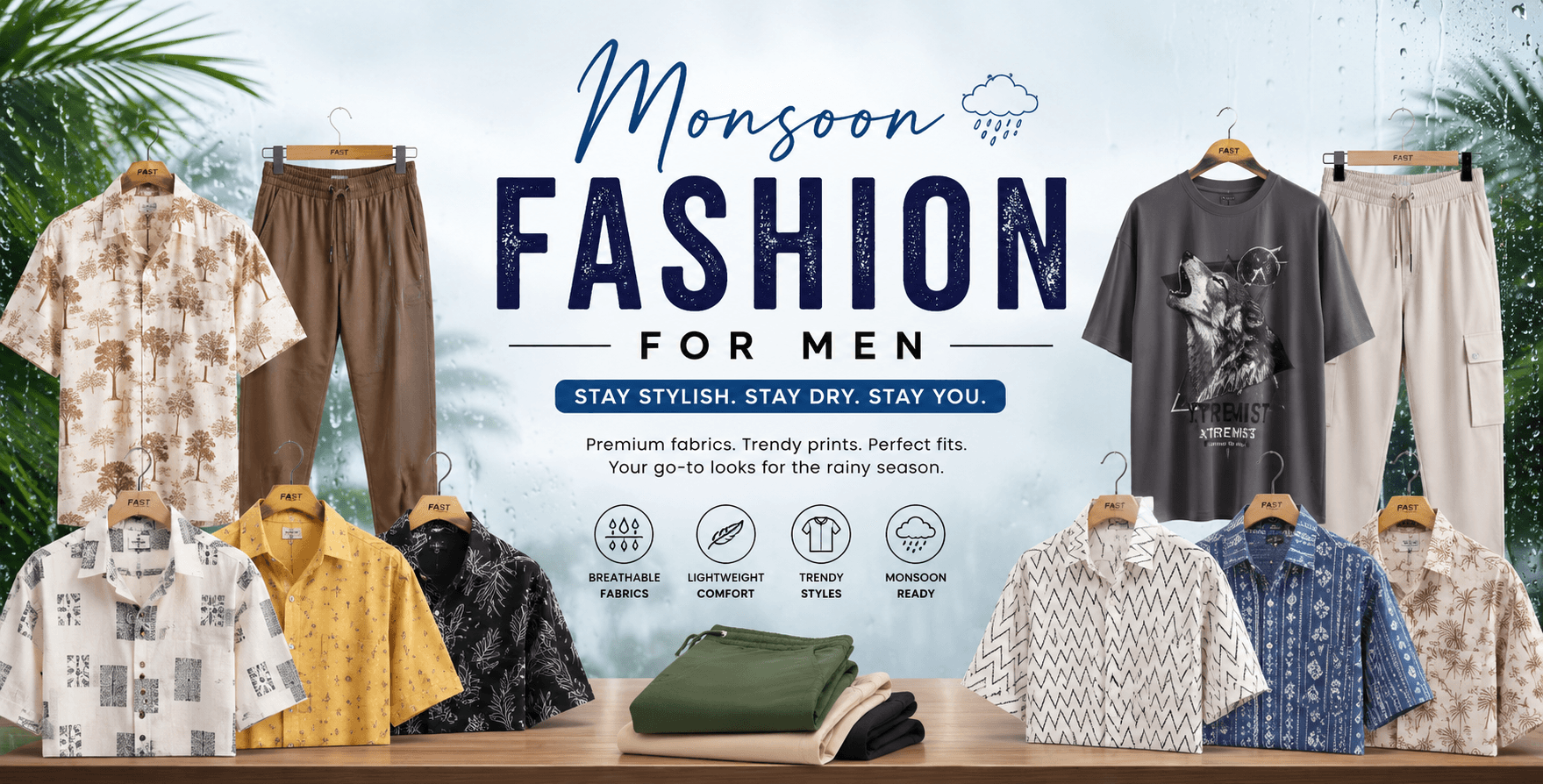 Monsoon Fashion for Men Best Fabrics, Colors & Outfit Ideas for 2026