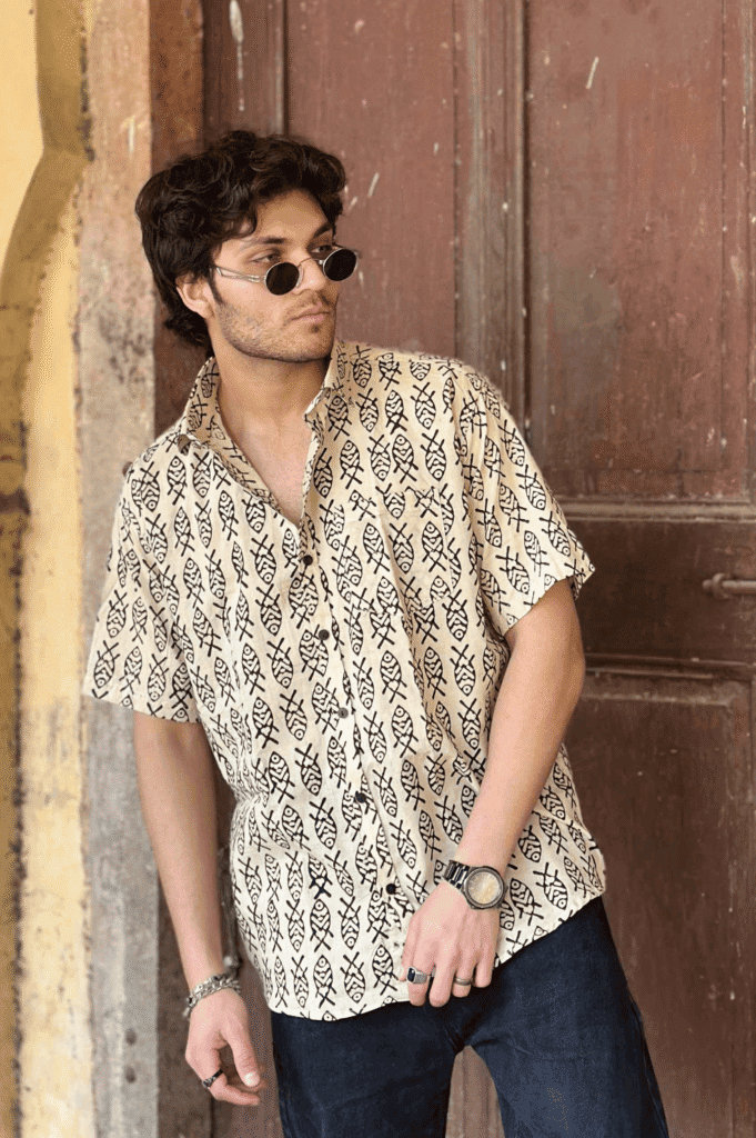 Half-Sleeve Printed Shirt